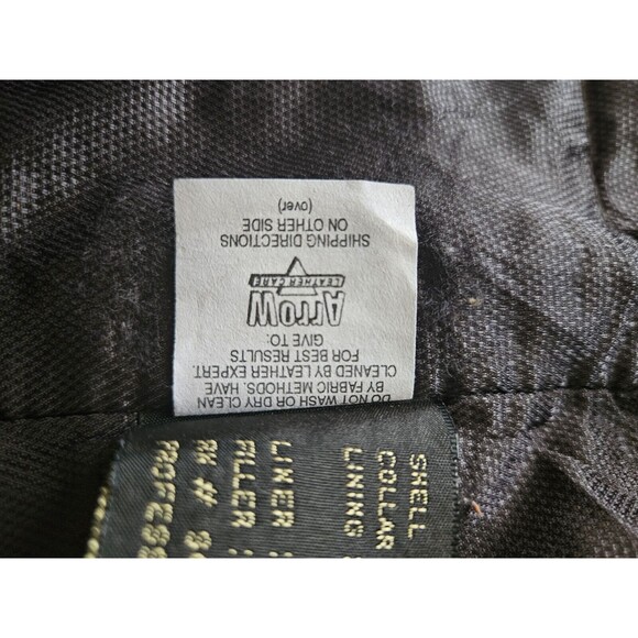Vintage Genuine Leather Jacket Couture By J. Park Size Large, Classic Fit, Old! - Picture 11 of 14